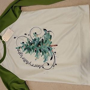 Christmas shirt new with tags Women's small *same day shipping